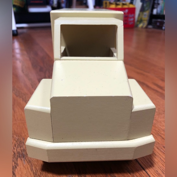 RARE Vintage SCHWANS Ice Cream & Finer Foods Movable Truck Piggy Bank - Picture 4 of 11